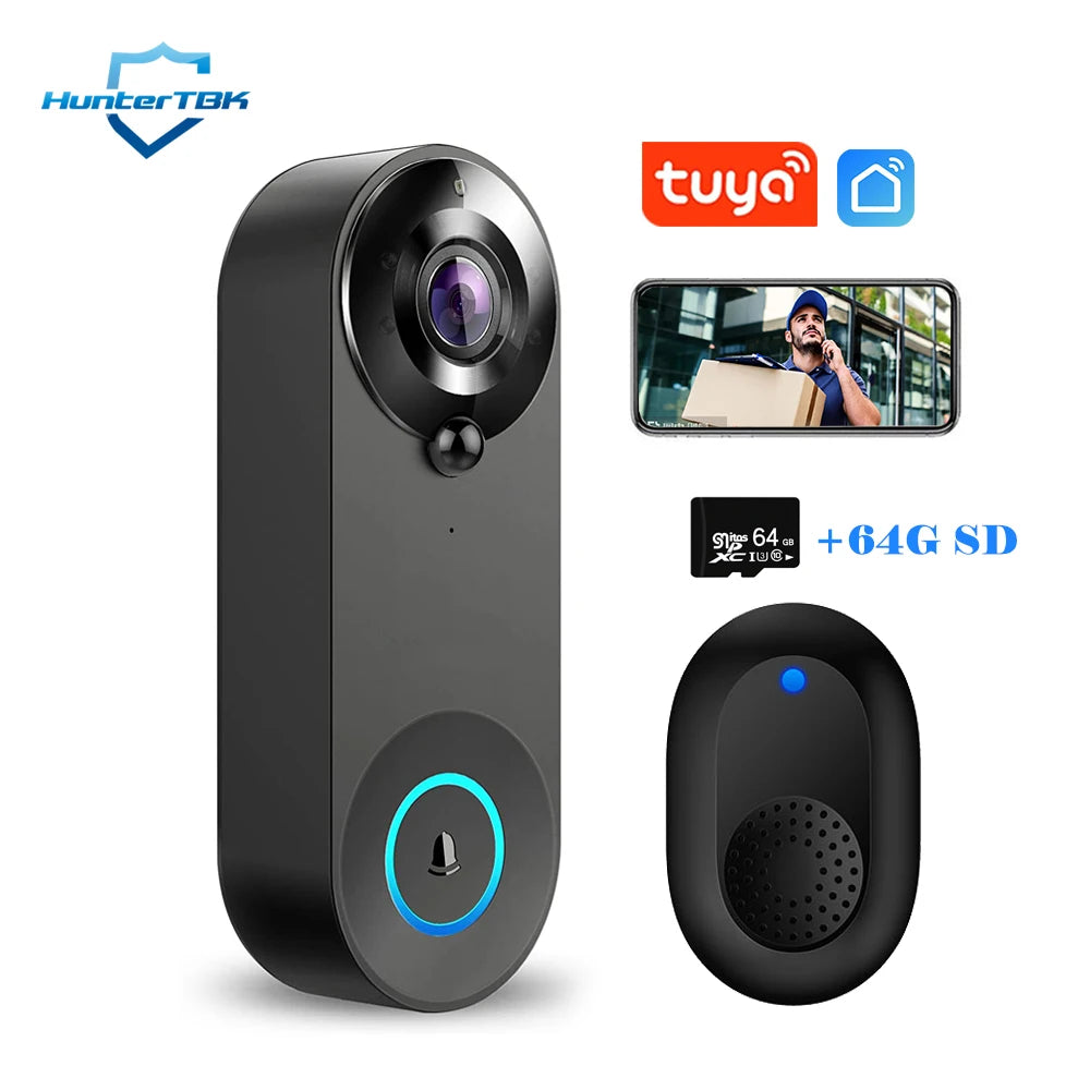 1080P WiFi Smart Video Doorbell – Smart video doorbell with motion detection