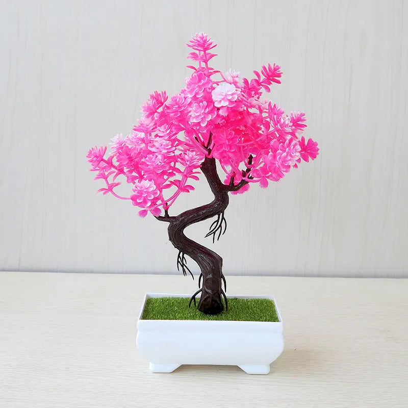 Artificial Bonsai Plant – Fake potted tree for indoor decoration
