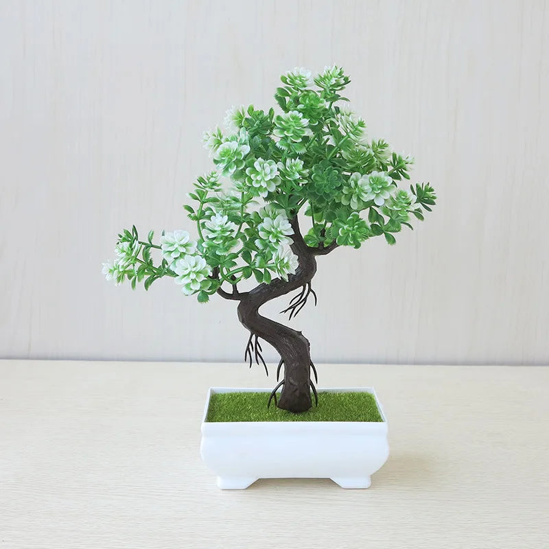 Artificial Bonsai Plant – Fake potted tree for indoor decoration