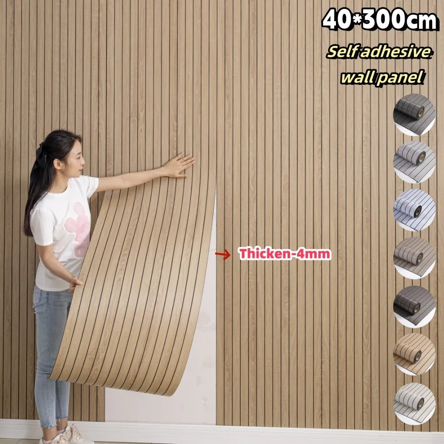 Self-Adhesive 3D Foam Wall Panel – DIY, for Ceiling & Living Room