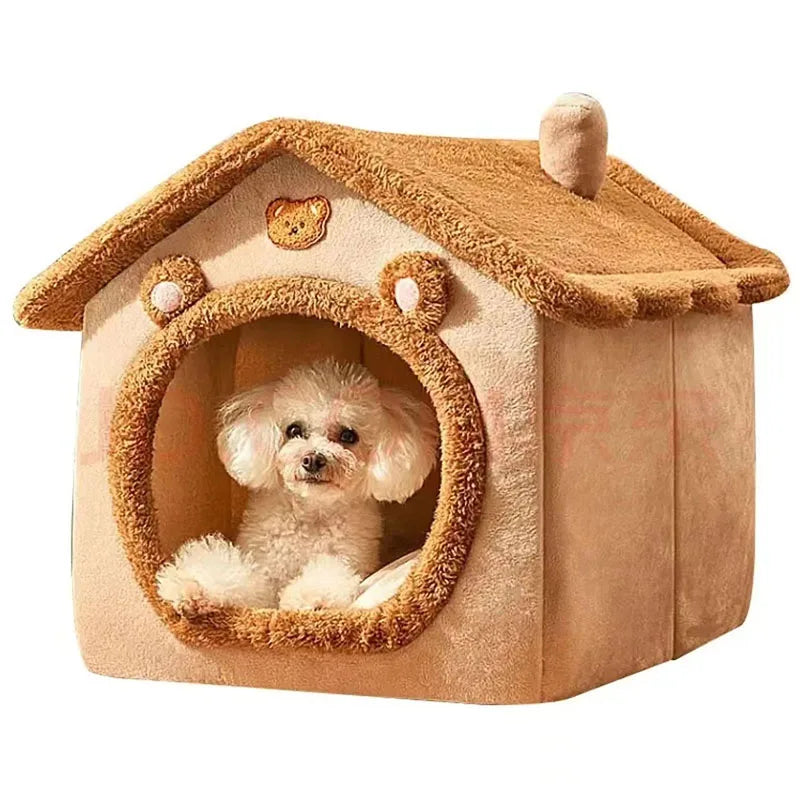 Washable Pet House Removable, all-season bed for small dogs and cats