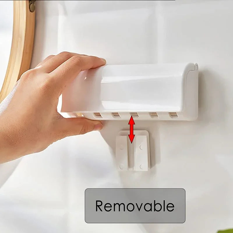 Bathroom Toothbrush Holder Wall Mounted – Wall-mounted toothbrush holder