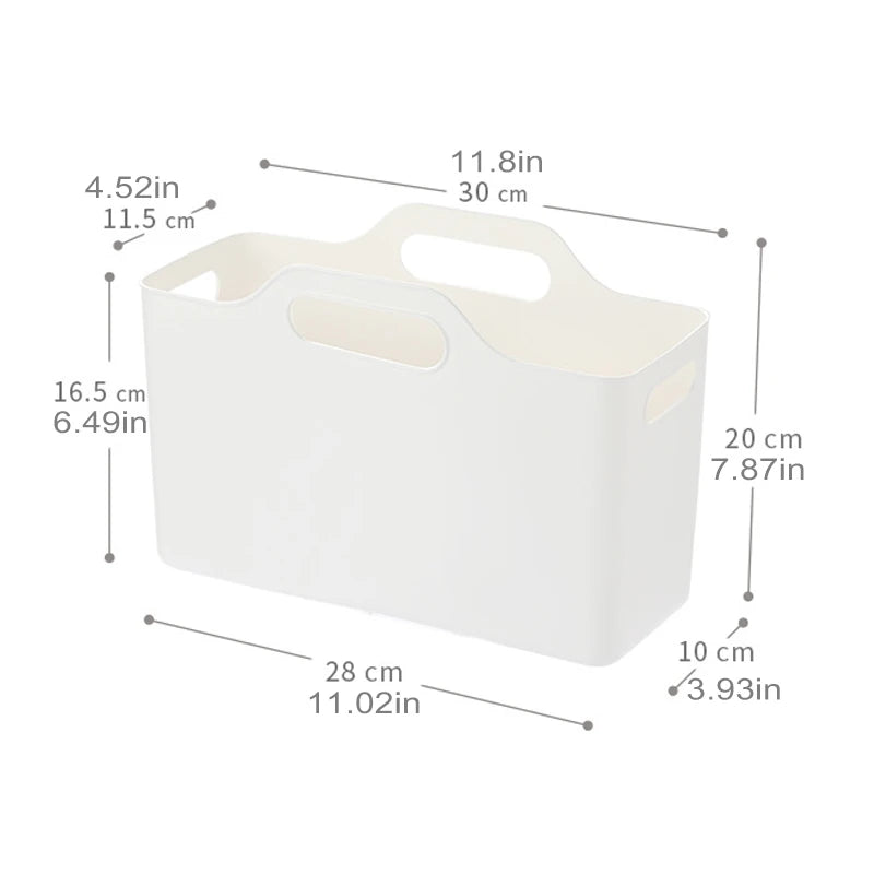 3Pcs with Handle Baskets – Storage baskets with handles for cleaning or groceries