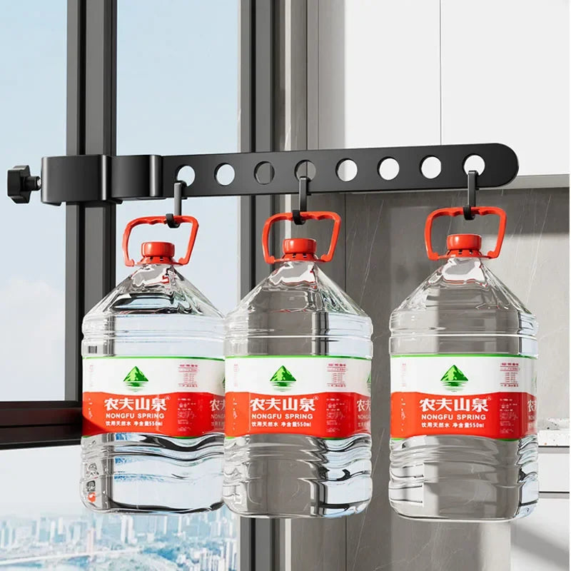 Rotating Hanger Rack – Foldable wall-mounted clothes hanger