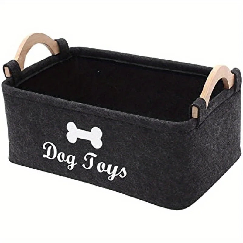 Pet Storage Box – Felt box for storing pet toys and accessories
