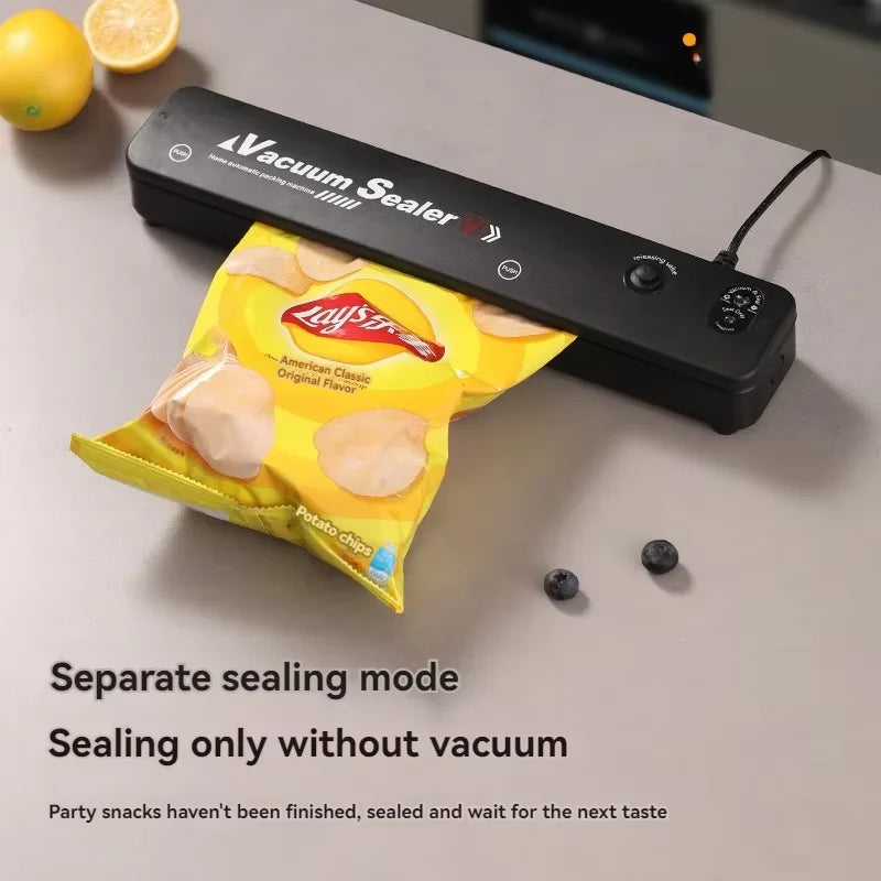 Electric Vacuum Sealer – 220V/110V Food Packaging Machine with Bags