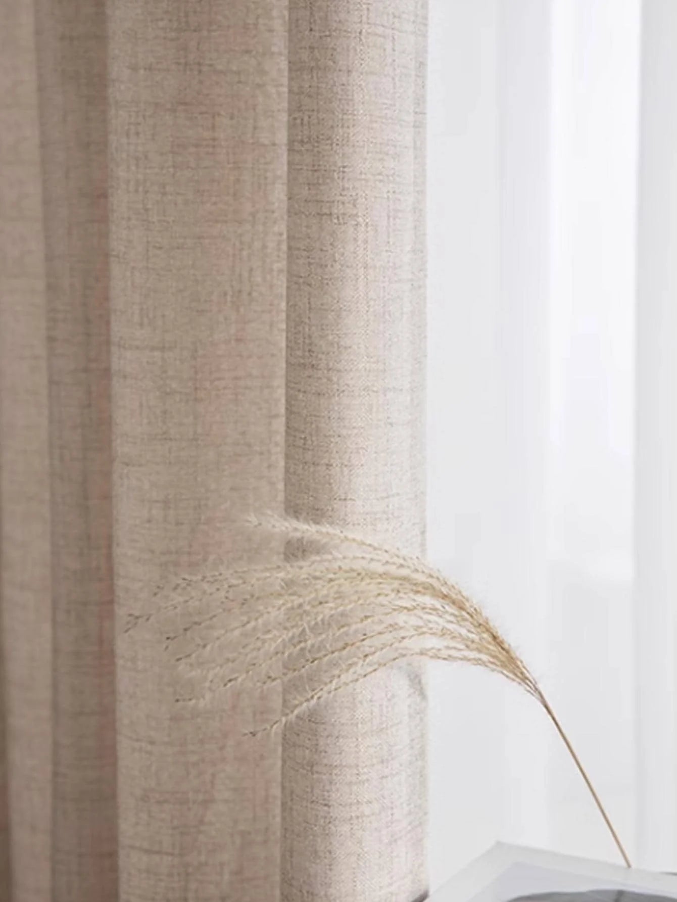Japanese Linen Curtains Semi-blackout cotton-linen curtains