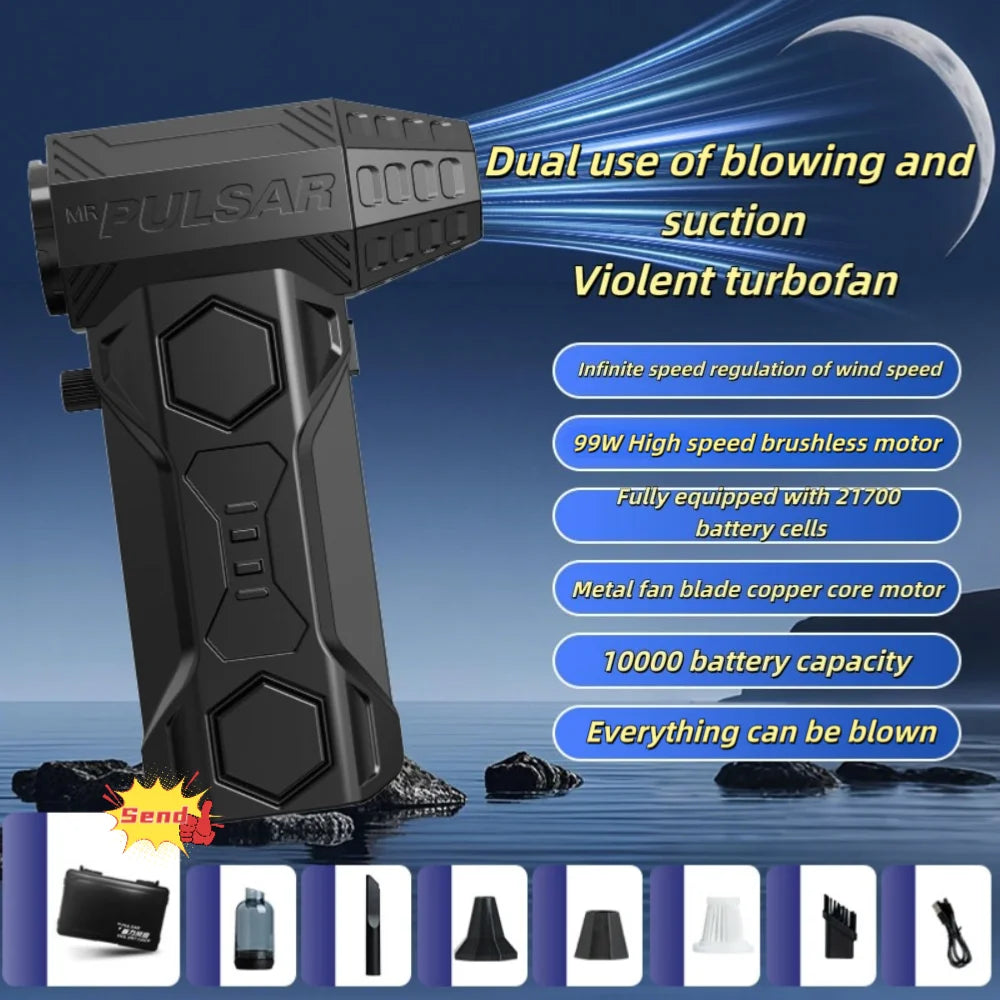 X11 Jet Blower – Portable fan and vacuum with 10,000mAh battery