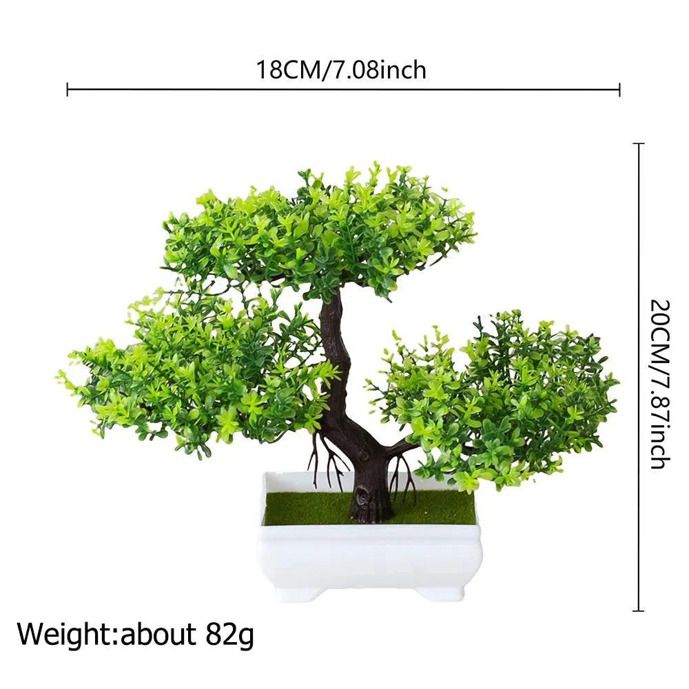Artificial Bonsai Plant – Fake potted tree for indoor decoration
