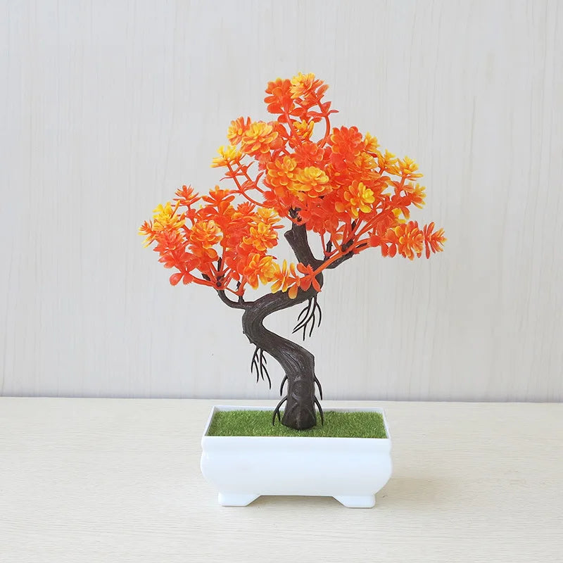 Artificial Bonsai Plant – Fake potted tree for indoor decoration