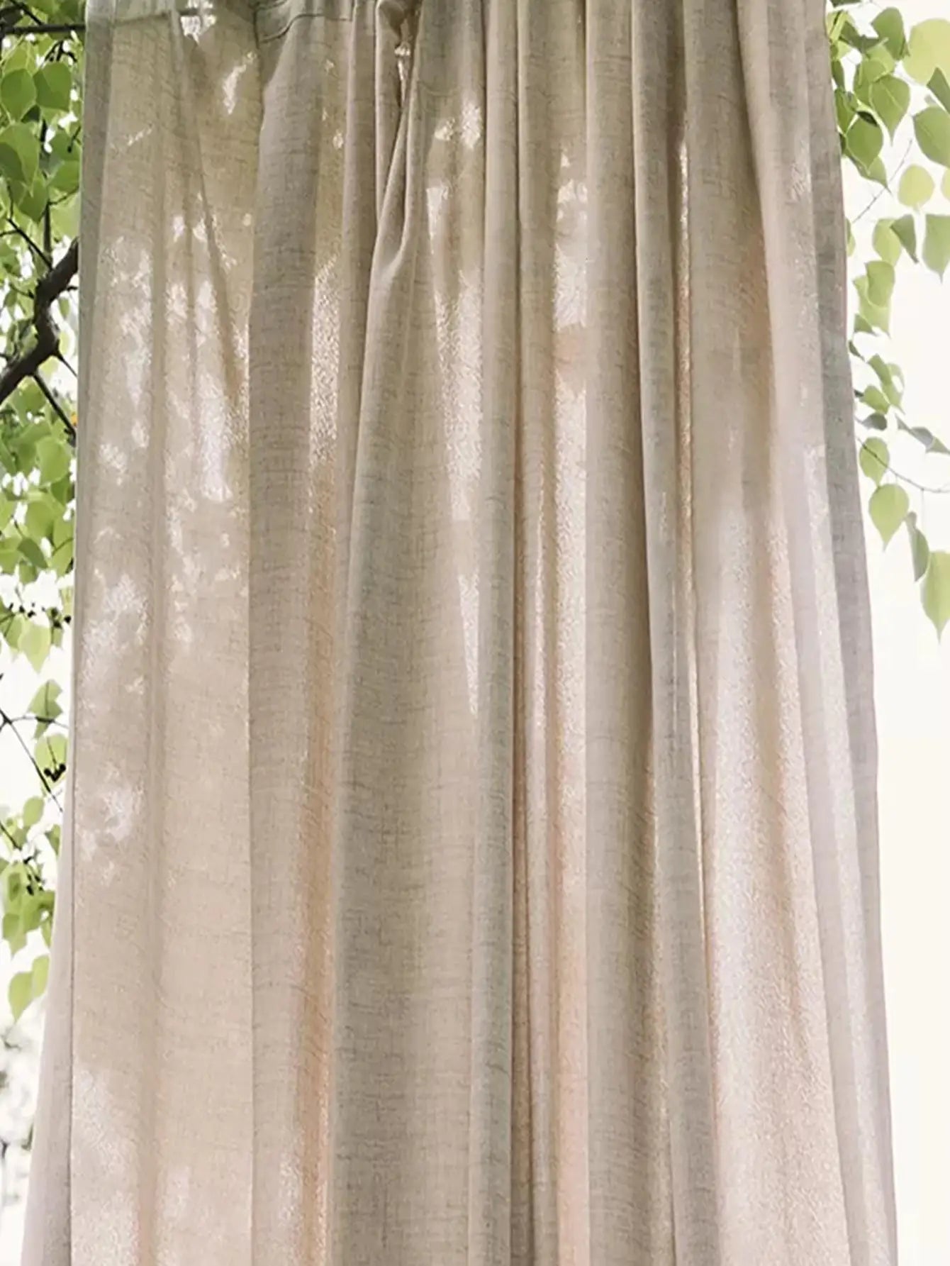 Japanese Linen Curtains Semi-blackout cotton-linen curtains