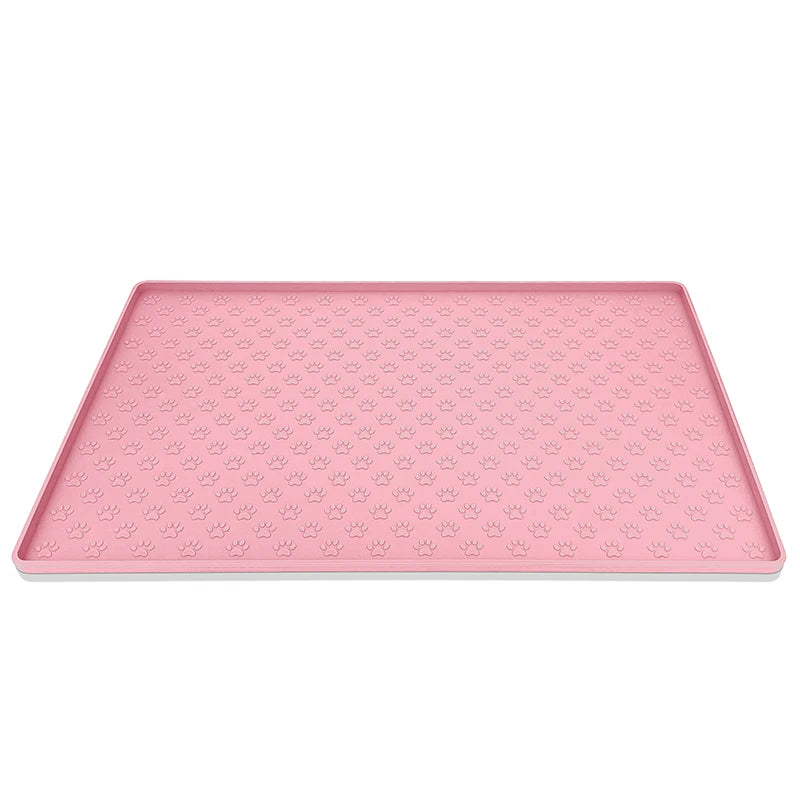 Pet Food Mat Waterproof silicone mat for dog and cat bowls