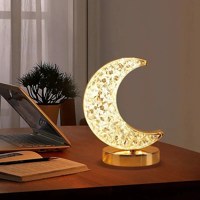 Touch LED 3D Night Light Aesthetic bedside lamp with touch control