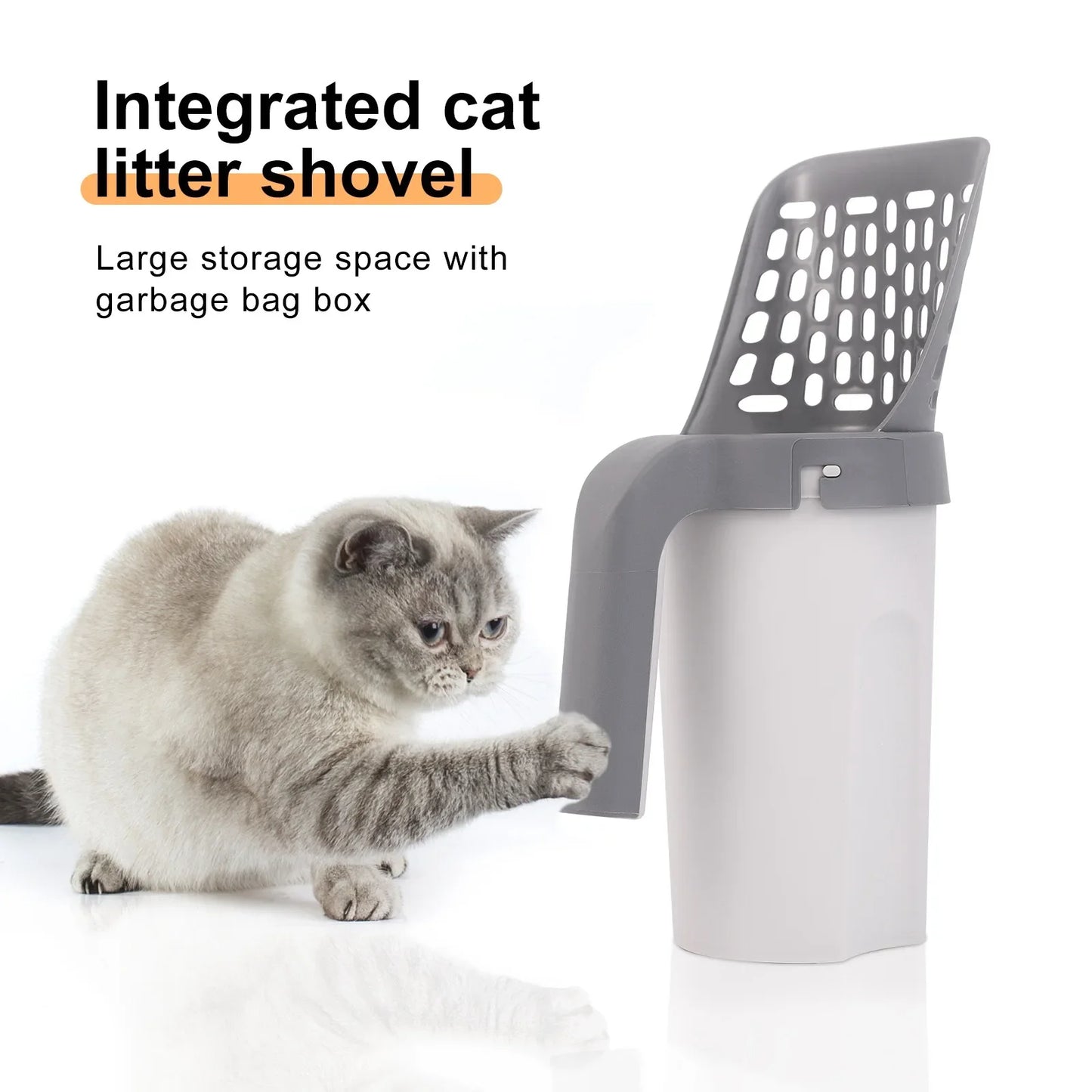 Cat Litter Shovel with Refill Bag – Cat litter shovel with refill bag