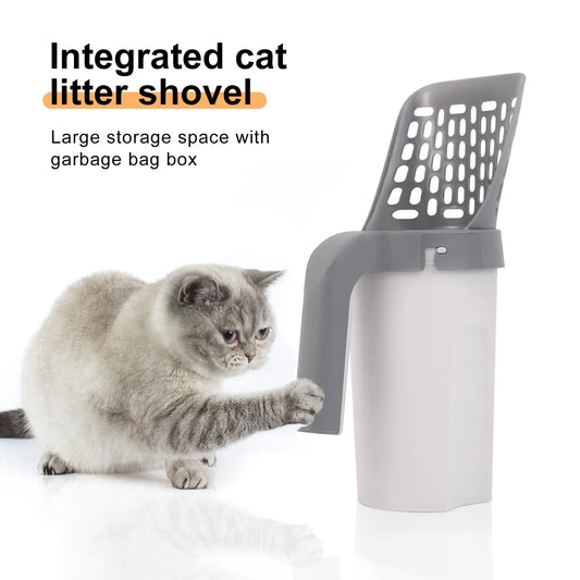 Cat Litter Shovel with Refill Bag – Cat litter shovel with refill bag