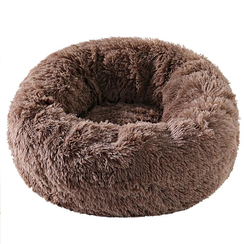 Plush Pet Bed – Warm, Washable & Detachable Cat/Dog Nest