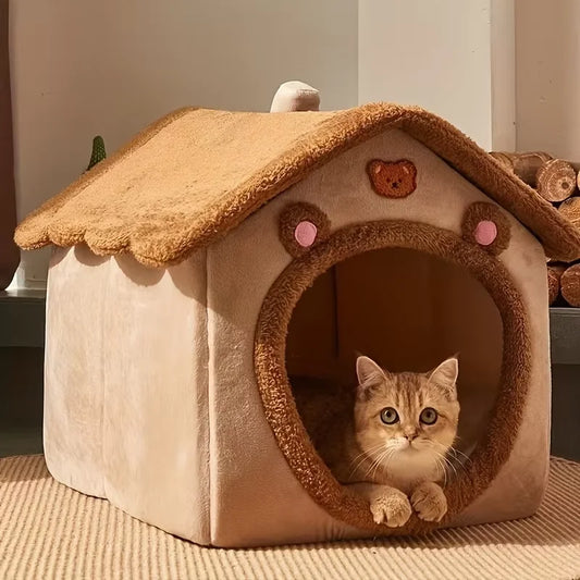 Washable Pet House Removable, all-season bed for small dogs and cats