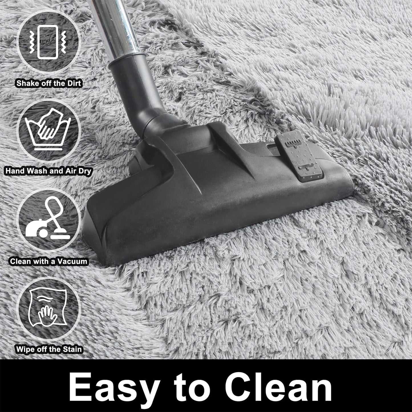 Luxury Grey Oval Rug Soft and plush oval rug in grey, ideal for living rooms and bedrooms