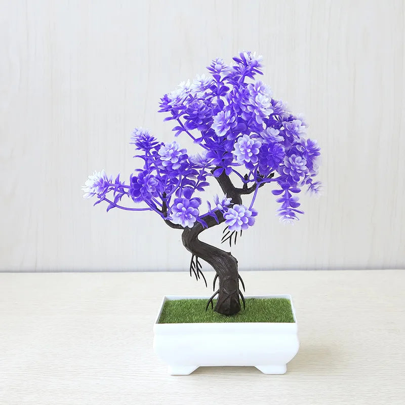 Artificial Bonsai Plant – Fake potted tree for indoor decoration