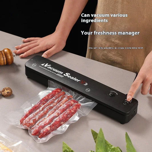 Electric Vacuum Sealer – 220V/110V Food Packaging Machine with Bags