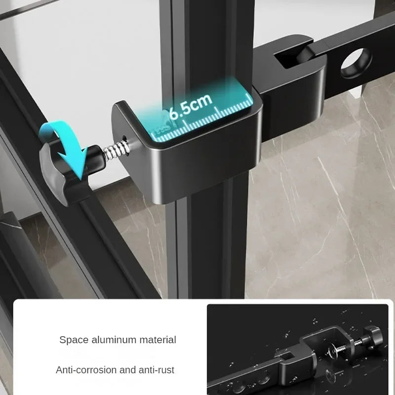 Rotating Hanger Rack – Foldable wall-mounted clothes hanger