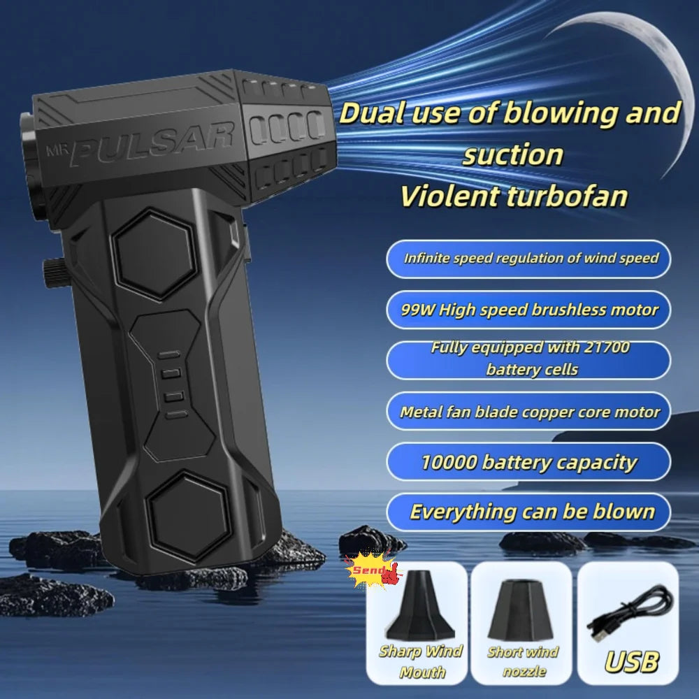 X11 Jet Blower – Portable fan and vacuum with 10,000mAh battery