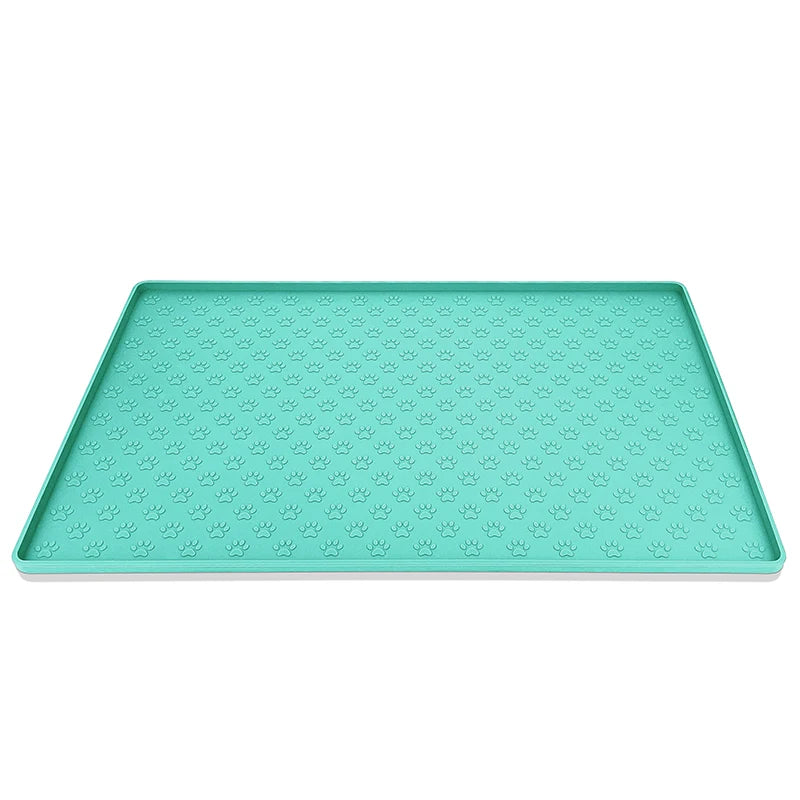 Pet Food Mat Waterproof silicone mat for dog and cat bowls