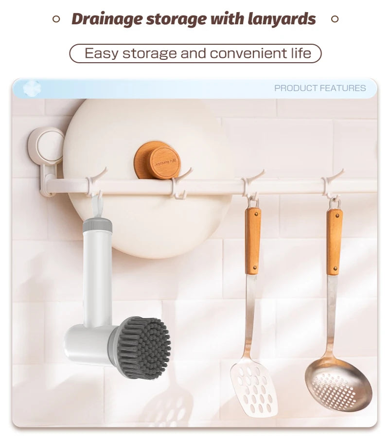 Wireless Electric Cleaning Brush – Kitchen, Bathroom & Tile