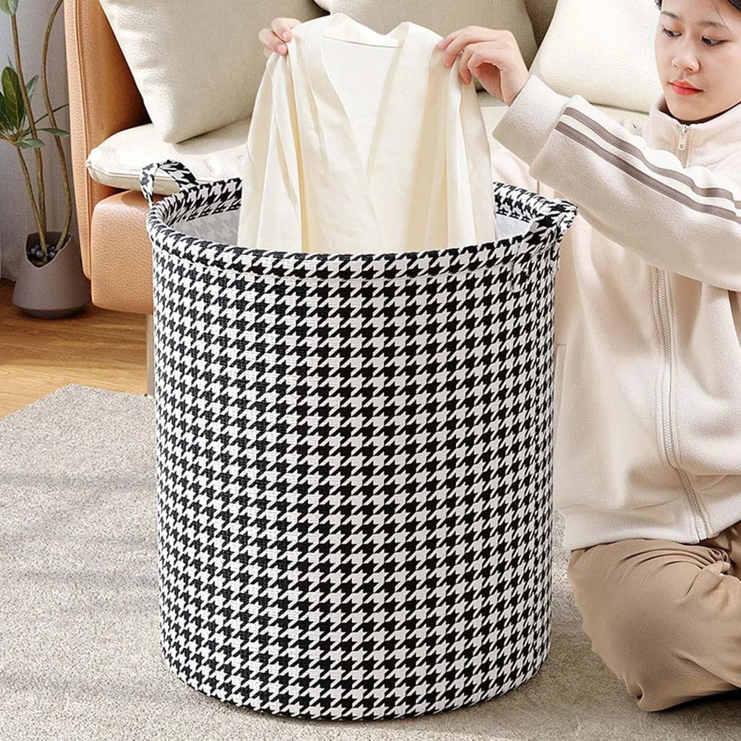 Laundry Basket with Handles – Foldable laundry basket with handles