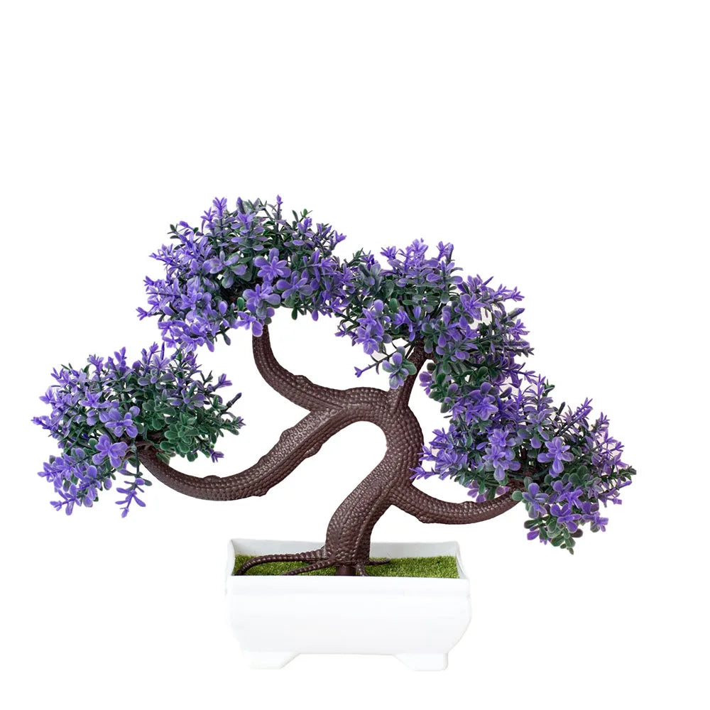 Artificial Bonsai Plant – Fake potted tree for indoor decoration