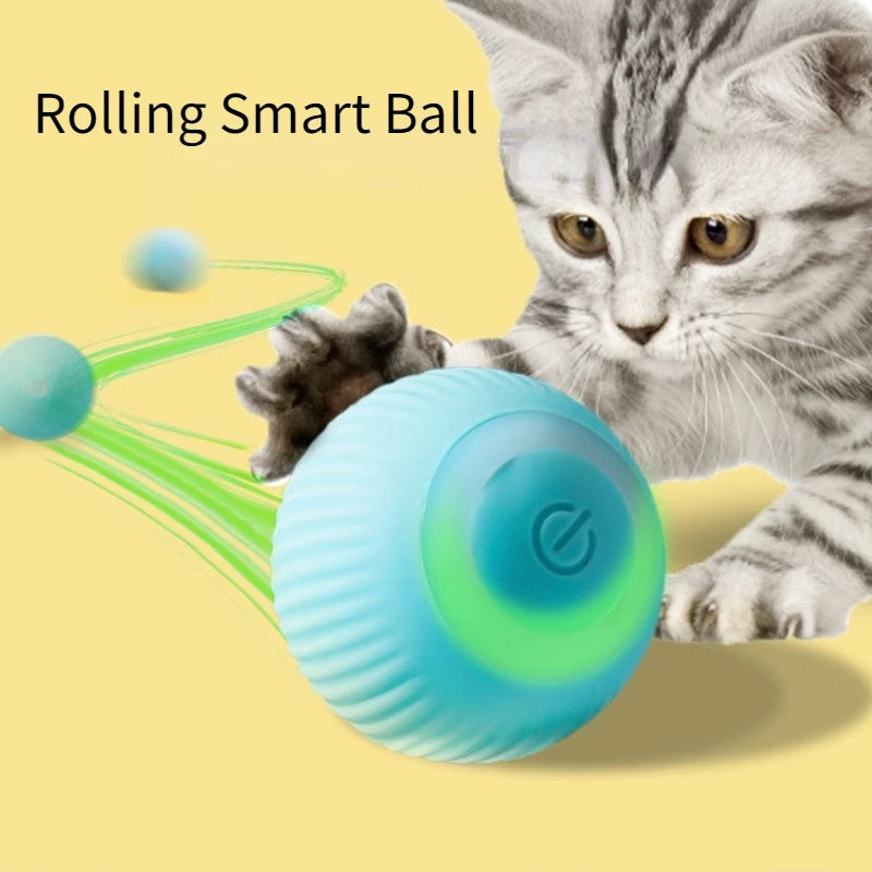 Smart Cat Toys Automatic Rolling Ball – Smart electric rolling ball toy for cats