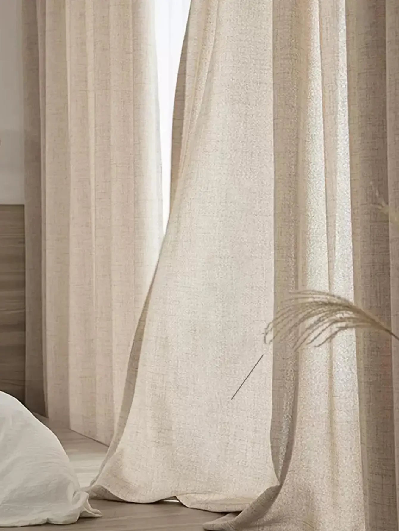 Japanese Linen Curtains Semi-blackout cotton-linen curtains