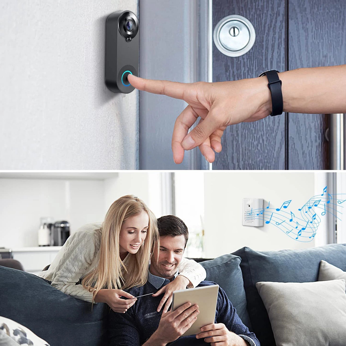 1080P WiFi Smart Video Doorbell – Smart video doorbell with motion detection